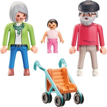 Playmobil Παππούς Και Γιαγιά Με Μωρό 71613 4008789716132