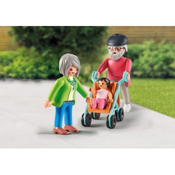 Playmobil Παππούς Και Γιαγιά Με Μωρό 71613 4008789716132