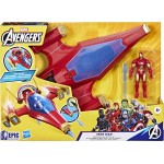 Hasbro Marvel Avengers Epic Hero Series Iron Man Repulsor Blast Battle Jet 4" Iron-Man 2-Pack & Gear F9329 5010996230867