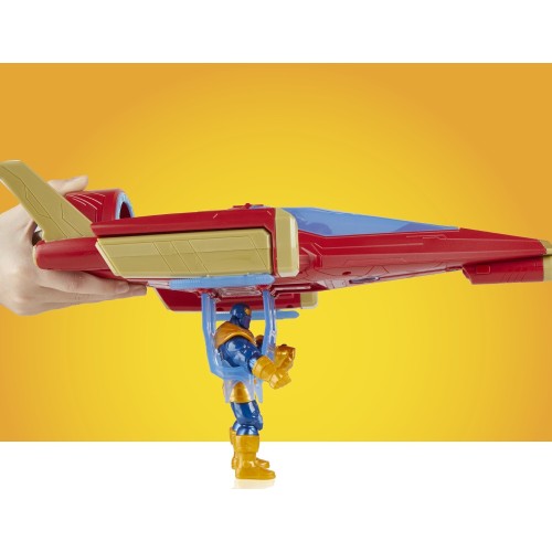 Hasbro Marvel Avengers Epic Hero Series Iron Man Repulsor Blast Battle Jet 4" Iron-Man 2-Pack & Gear F9329 5010996230867