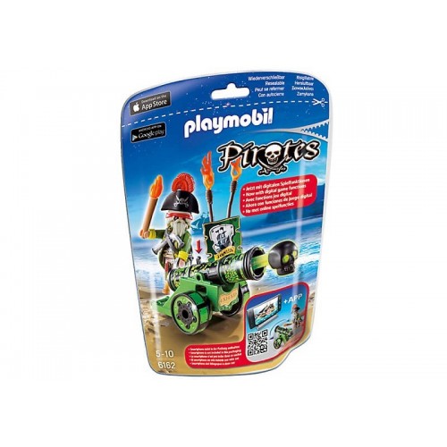 Playmobil Πράσινο Κανόνι Με Καπετάνιο Πειρατή 6162 4008789061621
