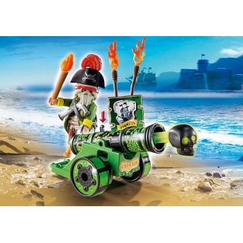 Playmobil Πράσινο Κανόνι Με Καπετάνιο Πειρατή 6162 4008789061621