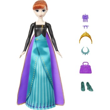 Mattel Disney Frozen Spin And Reveal Anna HXD27 194735226863