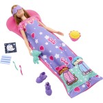 Mattel Barbie Doll & Puppy Slumber Party Playset HXN01 194735234592