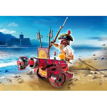 Playmobil Κόκκινο Κανόνι Με Κουρσάρο 6163 4008789061638