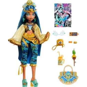 Mattel Monster High Cleo De Nile Κούκλα With Glam Monster Fest Outfit HXH81 194735230372