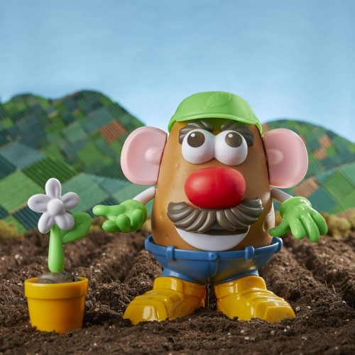 Hasbro Mr. Potato Goes Green, 15 Parts And Pieces Made With Plant-Based Plastic,  F1053 5010993763528