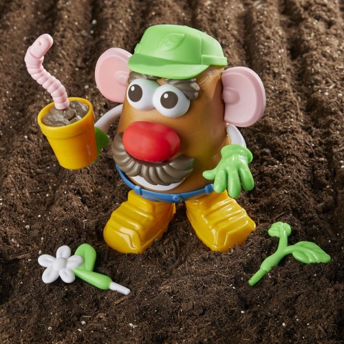 Hasbro Mr. Potato Goes Green, 15 Parts And Pieces Made With Plant-Based Plastic,  F1053 5010993763528