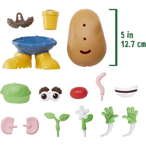 Hasbro Mr. Potato Goes Green, 15 Parts And Pieces Made With Plant-Based Plastic,  F1053 5010993763528
