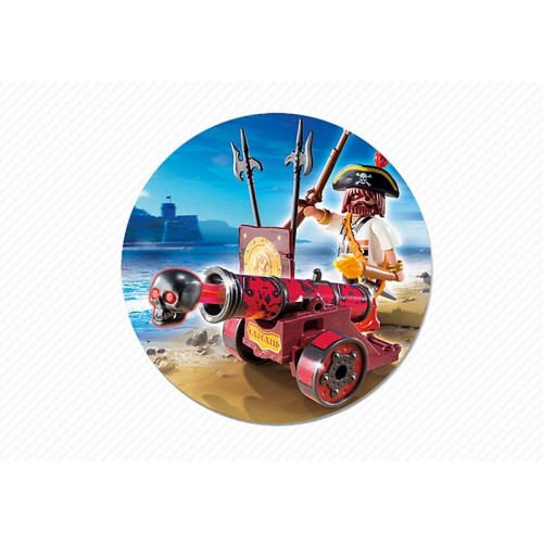 Playmobil Κόκκινο Κανόνι Με Κουρσάρο 6163 4008789061638