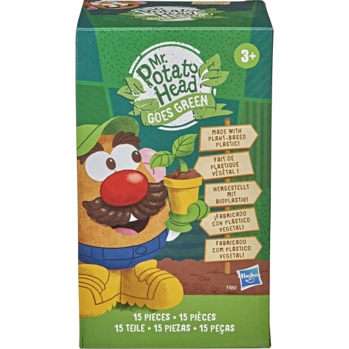 Hasbro Mr. Potato Goes Green, 15 Parts And Pieces Made With Plant-Based Plastic,  F1053 5010993763528