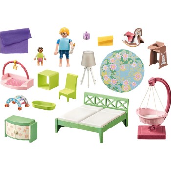Playmobil Sleeping Room With Baby Play Corner 71609 4008789716095