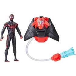 Hasbro Spiderman Marvel Spider-Man Aqua Web Warriors 4-Inch Miles Morales With Refillable Water Gear Accessory F7847 / F8402 501