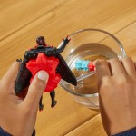 Hasbro Spiderman Marvel Spider-Man Aqua Web Warriors 4-Inch Miles Morales With Refillable Water Gear Accessory F7847 / F8402 501