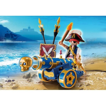 Playmobil Μπλε Κανόνι Με Πειρατή 6164 4008789061645
