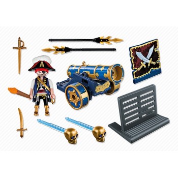 Playmobil Μπλε Κανόνι Με Πειρατή 6164 4008789061645