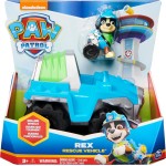Spin Master paw patrol, rexs dinosaur rescue vehicle with collectible action figure,  t 097739 778988507902