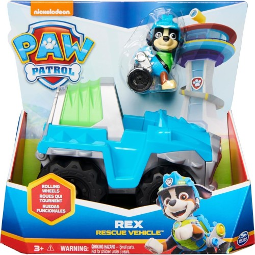 Spin Master Paw Patrol: Rex Όχημα Διάσωσης Δεινοσαύρων Με Συλλεκτική Φιγούρα Δράσης 097739 778988507902