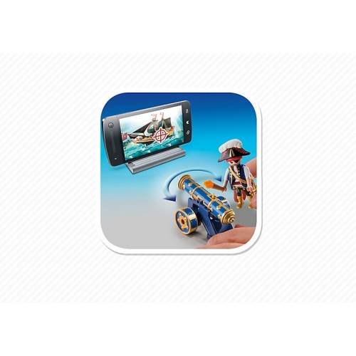 Playmobil Μπλε Κανόνι Με Πειρατή 6164 4008789061645