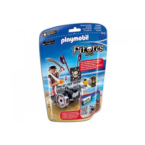 Playmobil Μαύρο Κανόνι Με Πυροβολητή 6165 4008789061652