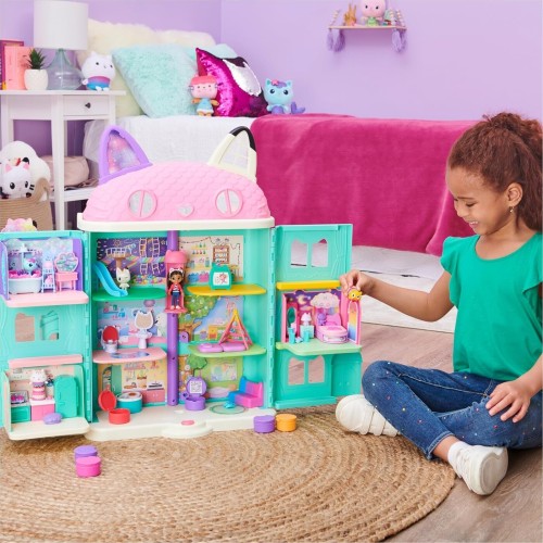 Spin Master gabbys dollhouse, sweet dreams bedroom with pillow cat figure and 3 accesso 092135 778988374115