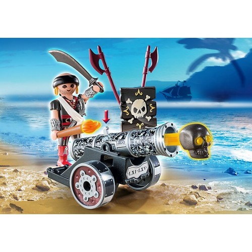 Playmobil Μαύρο Κανόνι Με Πυροβολητή 6165 4008789061652