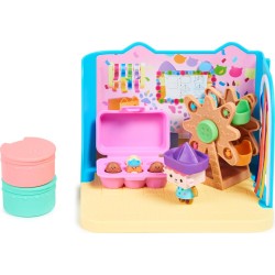 Spin Master gabbys dollhouse,  box craft-a-riffic room with  box cat figure, accessorie 092136 778988380963