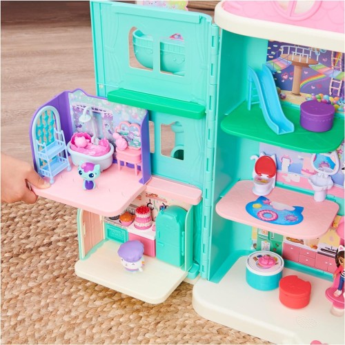 Spin Master Gabbys Dollhouse Κουκλόσπιτο Gabbys, Mercat Primp & Pamper Bathroom Με Φιγούρα Mercat Και 3 Αξεσουάρ 092134 77898837