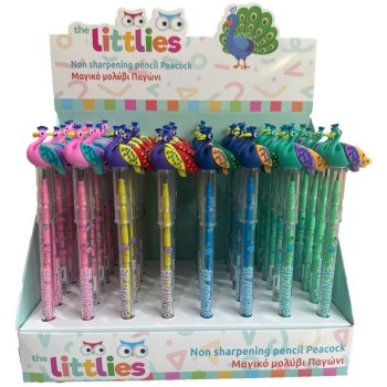 Diakakis imports Μολύβι Μαγικό The Littlies Παγώνι - 1 Τμχ 000647023 5205698664120