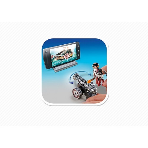 Playmobil Μαύρο Κανόνι Με Πυροβολητή 6165 4008789061652