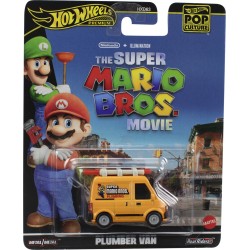 Mattel Hot Wheels Pop Culture Mario Movie Plumber Van HXD63 / HXF03 194735227815