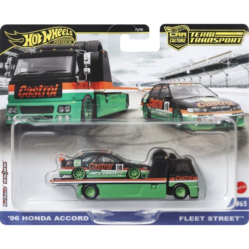 Mattel Hot Wheels Car Culture: Team Transport '96 Honda Accord & Fleet Street FLF56 / HRV46 194735186297