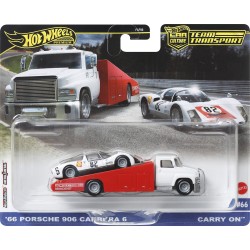 Mattel Hot Wheels Car Culture: Team Transport '66 Porsche 906 Carrera 6 & Carry On Όχημα Παιχνίδι FLF56 / HRV47 194735186204
