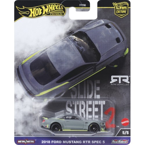 Mattel Hot Wheels Car Culture Circuit Legend 2018 Ford Mustang RTR Spec 5 Όχημα Παιχνίδι FPY86 / HKC85 194735100378