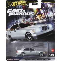 Mattel Hot Wheels Fast & Furious Mercedes-Benz 500 SEL Όχημα Παιχνίδι HNW46 / HRT94 194735185788