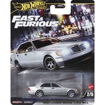 Mattel Hot Wheels Fast & Furious Mercedes-Benz 500 SEL Όχημα Παιχνίδι HNW46 / HRT94 194735185788