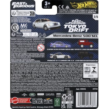 Mattel Hot Wheels Fast & Furious Mercedes-Benz 500 SEL HNW46 / HRT94 194735185788