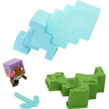Mattel Minecraft Mini Mode Mining Παιδική Φιγούρα Παιχνιδιού Εξόρυξης HTK99 / HTL00 194735192939