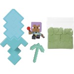 Mattel Minecraft Mini Mode Mining Figure HTK99 / HTL00 194735192939