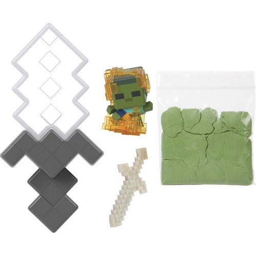 Mattel Minecraft Mini Mode Mining Παιδική Φιγούρα Παιχνιδιού Εξόρυξης HTK99 / HTL02 194735192960