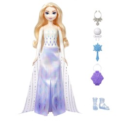 Mattel Disney Frozen Spin & Reveal Elsa Doll HTG25 194735189380