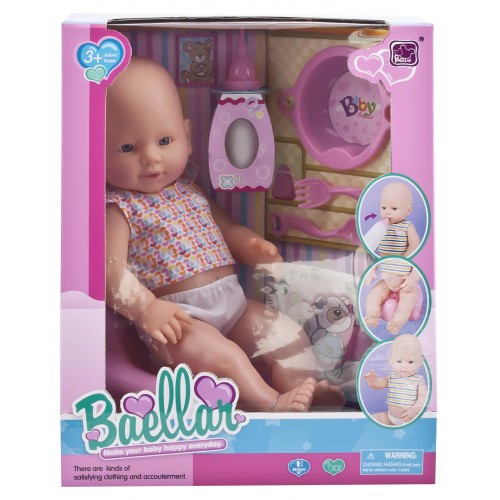 Toys-shop Choice Baellar Κούκλα Μωρό 38Εκ. Με Διάφορα Αξεσουάρ JO049363 5262088493630