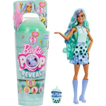 Mattel Barbie Pop Reveal Doll Bubble Tea Series - Green Tea HTJ21 194735191246