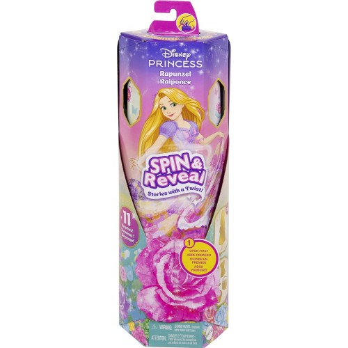 Mattel Disney Princess Spin & Reveal Rapunzel Κούκλα HTV86 194735239689