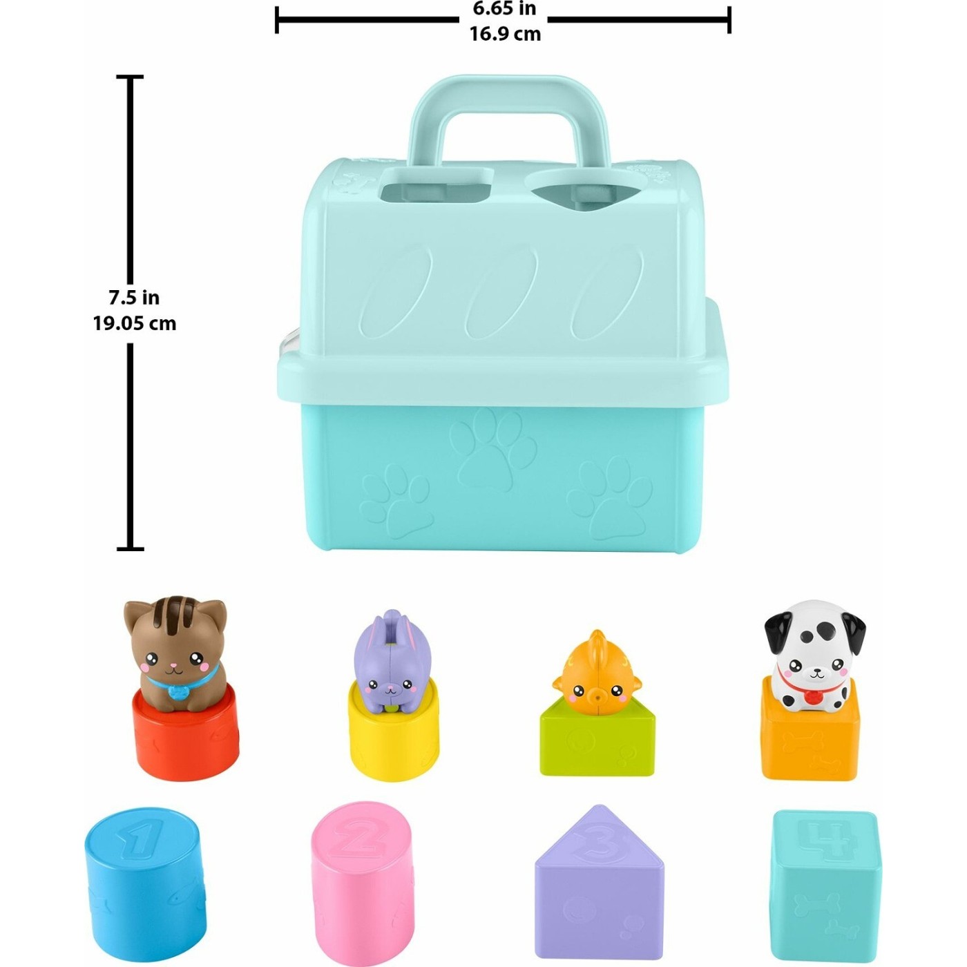 Mattel Fisher-price FP Pets Sort & Stow Pet Carrier HTW93 | Toys-shop.gr