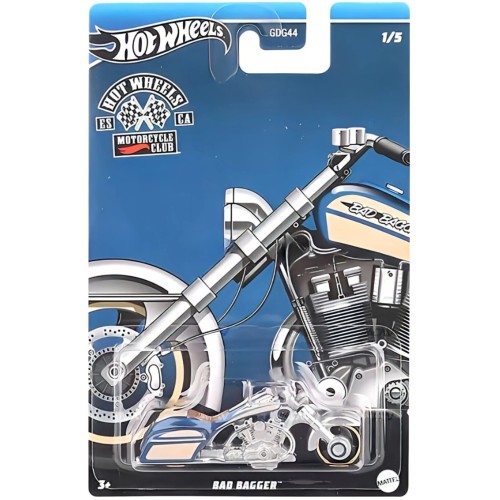Mattel Hot Wheels Bad Bagger Motorcycle Club 2024 Toy Vehicle HWR59 / HRR90 194735184811
