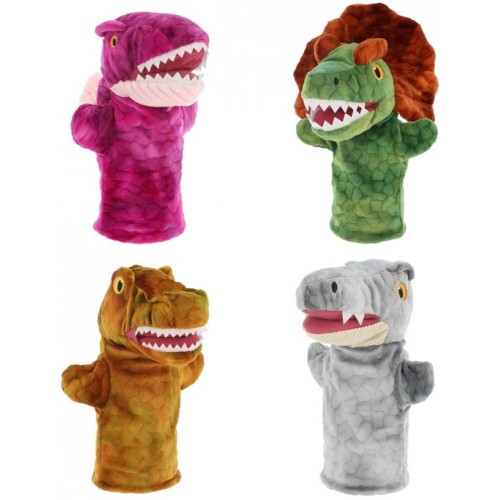 Keel Toys 27Cm Keeleco Dinosaur Hand Puppets - 1 Pc SE3078 5027148030787