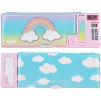 Yolo Retro Double Metal Case - Rainbow With PC 10119 7290115018707