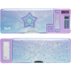 Yolo Κασετίνα Retro Διπλή Μεταλλική - Bright Star Με Κομπιουτεράκι 10133 7290120033320