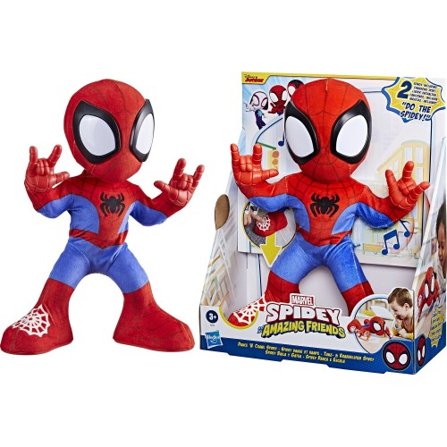Hasbro Spiderman Marvel Spidey And His Amazing Friends Dance N Crawl Spidey Λούτρινο Με Φώτα Και Ήχους F6722 5010996231161